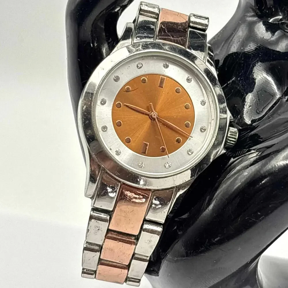 Silver & Bronze Watch